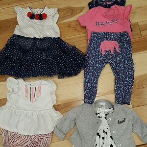 Girls 3-6 mos lot